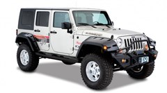Plastové zadní lemy Bushwacker Jeep Wrangler JK 4. dvéřový, pocket