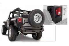 Ochrana zadních rohů Jeep Wrangler JK 2. dvéřový