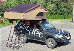 Střešní autostan Escape 220 cm s vestibulem pro 6 osob Long Střešní autostan Escape 220 cm s vestibulem pro 6 osob Long