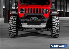 Přední pevnostní nárazník Rival Jeep Wrangler JK / JL, Gladiator JT, úzký