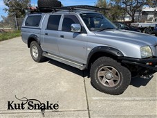 Plastové lemy Kut Snake Mitsubishi L200 MK, 1996-2006, 75mm