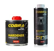 Černá ochranná barva + tužidlo Novol COBRA, 800ml