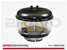 Cyklon Donaldson filtr na zvýšené sání (šnorchl), 77mm, 5m3/min Cyklon Donaldson filtr na zvýšené sání (šnorchl), 77mm, 5m3/min