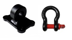 Držák šeklu do nárazníku + šekl 4,75t Držák šeklu do nárazníku + šekl 4,75t