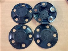 Plastová středová poklice Jeep 5x114,3 vzor "punisher" Plastová středová poklice Jeep 5x114,3 vzor "punisher"
