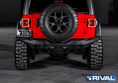 Zadní pevnostní nárazník Rival Jeep Wrangler JL, široký