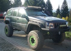 Plastové lemy nad kola Jeep Grand Cherokee ZJ (91-99) +12cm Plastové lemy nad kola Jeep Grand Cherokee ZJ (91-99) +12cm
