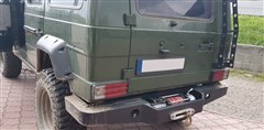 Zadní pevnostní nárazník Mercedes G 461 463 s plotnou na naviják Zadní pevnostní nárazník Mercedes G 461 463 s plotnou na naviják