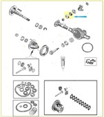 Vnější ložisko pastorku 5252508 Jeep Grand Cherokee WJ 2
