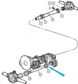 Vnitřní kloub kardanu 5015109 Jeep Grand Cherokee WJ 