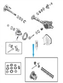 Skříň diferenciálu s úplnou uzávěrkou diferenciálu 4856355 Jeep Grand Cherokee