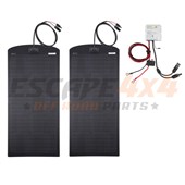 Solární panely na kapotu 110W (2x55W) Nissan Patrol Y60 (88-97) Solární panely na kapotu 110W (2x55W) Nissan Patrol Y60 (88-97)