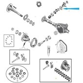 Simering pastorku,přední Dana 30 5072473AA Jeep Cherokee XJ