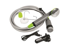 Kempinková sprcha s aku-čerpadlem do kanystru