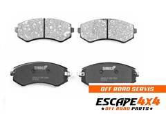 Zadní brzdové destičky Nissan Patrol Y61 Zadní brzdové destičky Nissan Patrol Y61