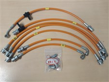 Brzdové hadice pancéřové Toyota LC100 pro lift 1"- 4"