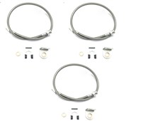 Sada brzdových pancéřových hadic Jeep TJ, YJ, XJ, ZJ vhodné pro offroad auta 0- 6" lift