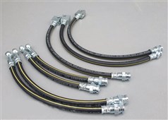 Brzdové hadice gumová Nissan Patrol Y61 a GU4 pro lift 1"- 4" Full set