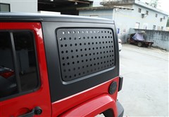 Hliníkové kryty zadních oken Jeep Wrangler JK 07-17