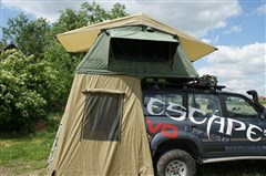 Střešní autostan Escape 120 cm s vestibulem pro 2-3 osoby 