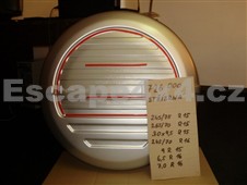 Kryt rezervy EGR stříbrný 75cm