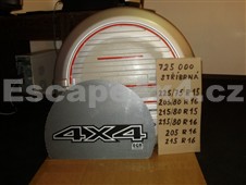 Kryt rezervy EGR stříbrný 75cm Kryt rezervy EGR stříbrný 75cm