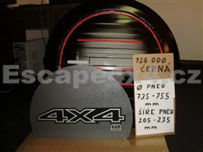 Kryt rezervy EGR černý 75cm