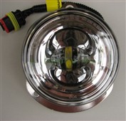 Přídavné LED světlo, chromové