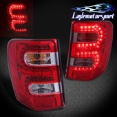 Zadní čirá LED světla black Jeep Grand Cherokee WJ (99-04)