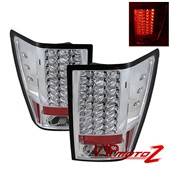 Zadní čiré LED světla chrom Jeep Grand Cherokee WK (07-10)