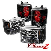 Přední LED světla + zadní světla čirá Jeep Grand Cherokee ZJ (93-98) Přední LED světla + zadní světla čirá Jeep Grand Cherokee ZJ (93-98)