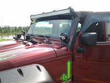 Držák led rampy + led lampa 50" Jeep Wrangler JK (07-14) Držák led rampy + led lampa 50" Jeep Wrangler JK (07-14)