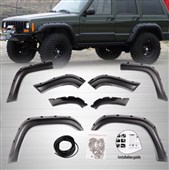 Plastové lemy nad kola Jeep Cheeroke XJ +12cm Plastové lemy nad kola Jeep Cheeroke XJ +12cm