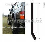 Gumové lemy nad kola vzor 60