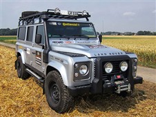 Expediční ALU zahrádka Land Rover Defender 110