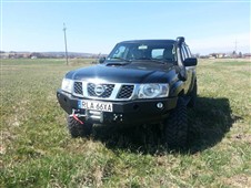 Přední pevnostní nárazník Nissan Patrol Y61 GU4