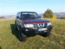 Přední pevnostní nárazník Nissan Patrol Y61 ALU