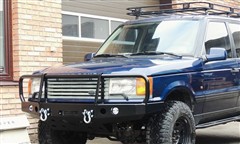 Přední pevnostní nárazník Range Rover P38 95-01 s bullbarem Přední pevnostní nárazník Range Rover P38 95-01 s bullbarem