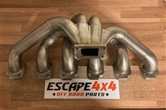 Nerezové svody Nissan Patrol TD42 s přírubou na turbo T3