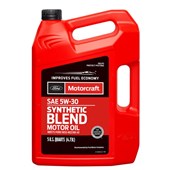 MOTORCRAFT Premium Synthetic Blend; SAE 5W-30; 5 Quart