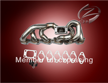 Nerezové leštěné výfukové svody motor Nissan RB25