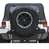 Zadní pevnostní nárazník Smittybilt XRC Armor s držákem rezervy Jeep Wrangler JK 2007-