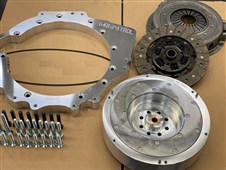 Spojková sada s přírubou Mercedes OM613 a OM648 swap Nissan Patrol 3.0 Di