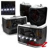 Přední LED světla + zadní světla kouřová Jeep Grand Cherokee ZJ (93-98)